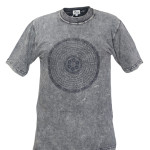 Mandala Printed Tie-Dye Cotton T-Shirt – Handmade in Nepal | Boho Fashion