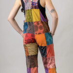 Patchwork Cotton Jumpsuit – Handmade in Nepal | Boho Wear