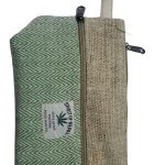 Hemp Make Up Pouch– Handmade in Nepal | Eco-Friendly Cosmetic Bag