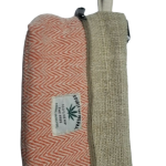 Hemp Make Up Pouch– Handmade in Nepal | Eco-Friendly Cosmetic Bag