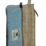 Hemp Make Up Pouch– Handmade in Nepal | Eco-Friendly Cosmetic Bag