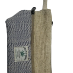 Hemp Make Up Pouch– Handmade in Nepal | Eco-Friendly Cosmetic Bag