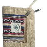 Multicolor Hemp Coin Pouch – Handmade in Nepal | Eco-Friendly Wallet