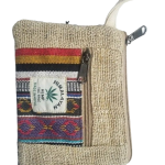 Multicolor Hemp Coin Pouch – Handmade in Nepal | Eco-Friendly Wallet