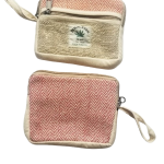 Hemp Small Coin Pouch – Handmade in Nepal | Eco-Friendly Wallet