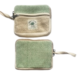Hemp Small Coin Pouch – Handmade in Nepal | Eco-Friendly Wallet