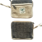 Hemp Small Coin Pouch – Handmade in Nepal | Eco-Friendly Wallet