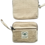 Hemp Small Coin Pouch – Handmade in Nepal | Eco-Friendly Wallet