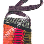 Razor-Cut Passport Bag – Handmade in Nepal | Boho Travel Bag