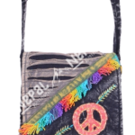 Razor-Cut Passport Bag – Handmade in Nepal | Boho Travel Bag