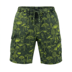 Mushroom Cargo Shorts – Handmade in Nepal | Boho Cotton Shorts