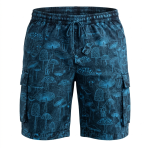 Mushroom Cargo Shorts – Handmade in Nepal | Boho Cotton Shorts