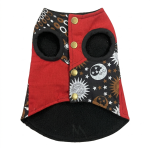 Fleece-Lined Dog Winter Jacket with Button Closure | Warm Pet Coat