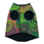 Fleece-Lined Dog Winter Jacket – African Print / Warm Pet Coat