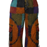 Hippie Patchwork Cargo Trousers – Handmade in Nepal | Boho Pants
