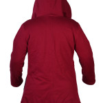 Red Cotton Hoodie  – Handmade in Nepal | Warm Boho Wear