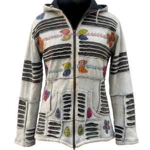 Cotton Patchwork Jacket – Handmade in Nepal | Boho Wear