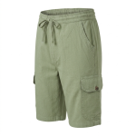 Pure Cotton Cargo Shorts for Women – Breathable Casual Summer Shorts with Pockets