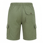 Pure Cotton Cargo Shorts for Women – Breathable Casual Summer Shorts with Pockets