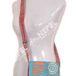 Crossbody Cotton Shoulder  Passport Bag – Handmade in Nepal | Boho Travel Bag