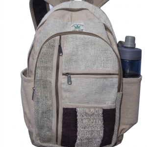 Organic Hemp Backpack – Handmade in Nepal | Eco-Friendly Bag