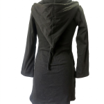 Rib Cotton Fleece Long Jacket – Handmade Nepal Boho Winter Jacket