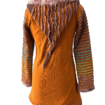Razor-Cut Tie Dye Long Jacket – Handmade in Nepal | Boho Wear