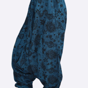 Galaxy Vibes Harem Pants – Handmade in Nepal | Boho Trousers