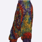 Galaxy Vibes Tie Dye Harem Pants – Handmade in Nepal | Boho Trousers