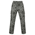 Unisex Printed Cotton Cargo Pants – Handmade in Nepal | Boho Trousers
