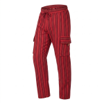 Striped Cotton Cargo Pants – Handmade In Nepal/Boho Trousers