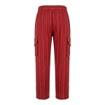 Striped Cotton Cargo Pants – Handmade In Nepal/Boho Trousers