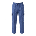 Striped Cotton Cargo Pants – Handmade In Nepal/Boho Trousers
