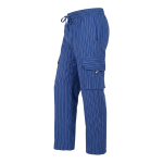 Striped Cotton Cargo Pants – Handmade In Nepal/Boho Trousers
