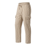 Striped Cotton Cargo Pants – Handmade In Nepal/Boho Trousers
