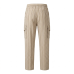 Striped Cotton Cargo Pants – Handmade In Nepal/Boho Trousers