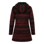 Hand-Knitted Tie-Dye Woolen Long Jacket – Handmade in Nepal | Boho Winter Wear