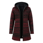 Hand-Knitted Tie-Dye Woolen Long Jacket – Handmade in Nepal | Boho Winter Wear