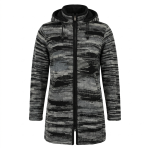 Hand-Knitted Tie-Dye Woolen Long Jacket – Handmade in Nepal | Boho Winter Wear
