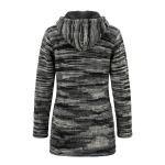 Hand-Knitted Tie-Dye Woolen Long Jacket – Handmade in Nepal | Boho Winter Wear