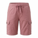 Pure Cotton Cargo Shorts for Women – Breathable Casual Summer Shorts with Pockets
