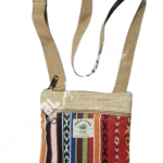 Hemp Side Bag / Passport Bag – Handmade in Nepal | Eco-Friendly Travel Bag