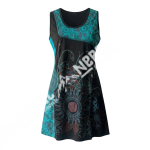 Hand Embroidered Cotton Dress – Handmade in Nepal | Boho Fashion
