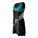 Hand Embroidered Cotton Dress – Handmade in Nepal | Boho Fashion