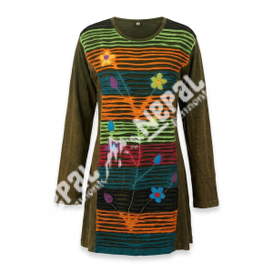 Razor-Cut Dress – Handmade in Nepal | Boho Fashion