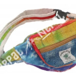 Hemp & Cotton Mix Waist Bag– Handmade in Nepal | Eco-Friendly Hip Bag