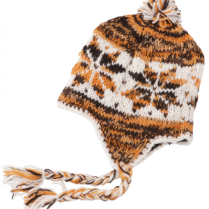 Hand-Knitted Monkey Woolen Cap – Handmade in Nepal | Warm Winter Beanie