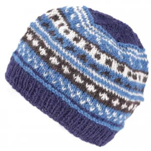 Hand-Knitted Beanie – Handmade in Nepal | Warm Winter Beanie