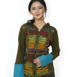 CozyCraft Razor-Cut Jacket – Handmade in Nepal | Boho Wear