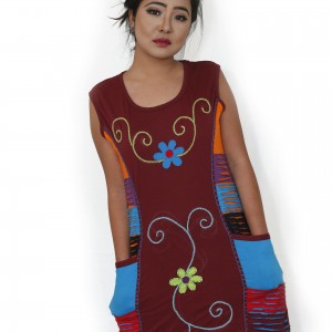 Summer Cotton Dress – Handmade in Nepal | Boho Summer Wear